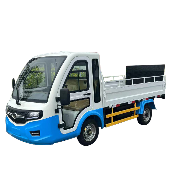 電動四輪八桶車駁運(yùn)車